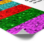 Sparkle beauty hair nails salon ポスター (角)