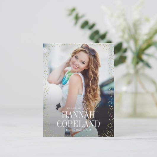 Sparkle Delight卒業発表はがき ポストカード (スタンド正面)