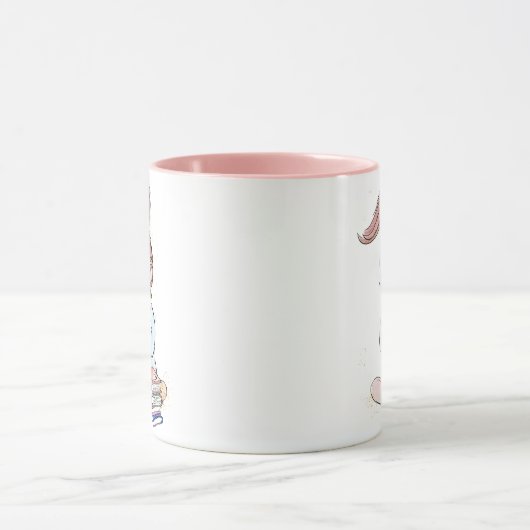 Sparkle Girly Coffee Books  マグカップ (中央)