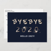 Sparkle Goodbye 2020こんにちは2021 シーズンポストカード (正面/裏面)