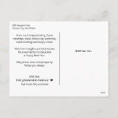 Sparkle Goodbye 2020こんにちは2021 シーズンポストカード (裏面)