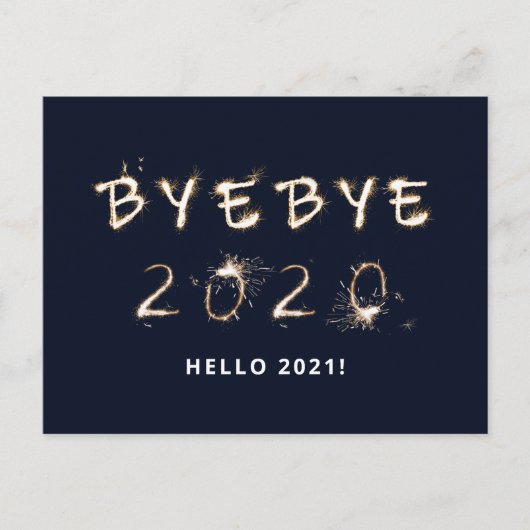 Sparkle Goodbye 2020こんにちは2021 シーズンポストカード (正面)