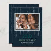 Sparkle :: Happy New Yearフォトポストカード シーズンポストカード (正面/裏面)