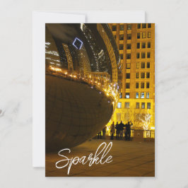 Sparkle Holiday Photography Card サンキューカード