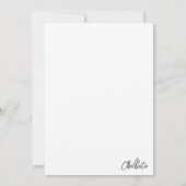 Sparkle Holiday Photography Card サンキューカード (裏面)