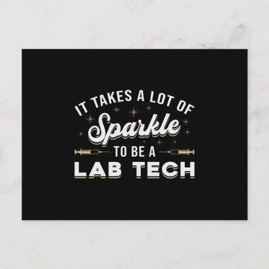 Sparkle Lab Tech Laboratoryのギフトが多い ポストカード (正面)