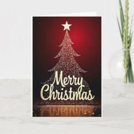 Sparkle Lights Tree – Christmas Card カード