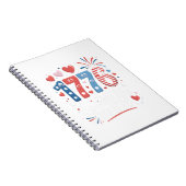 Sparkle Like It's 1776 4th July Fireworks ノートブック (右側)