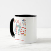 Sparkle Like It's 1776 4th July Fireworks マグカップ (正面左)