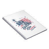 Sparkle Like It's 1776, Patrioticデザイン，アメリカ ノートブック (右側)