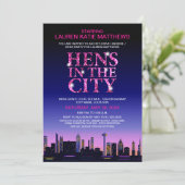 Sparkle Look Hens/ランジェリー映画ポスターパーティー 招待状 (スタンド正面)