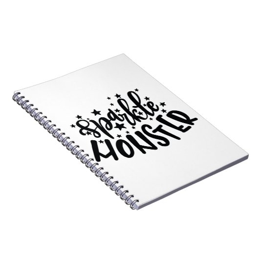Sparkle Monster Halloween ノートブック (右側)