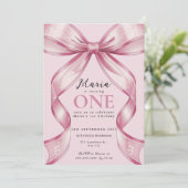 Sparkle Pink Coquette Bow 1st 招待状 (スタンド正面)