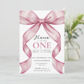 Sparkle Pink Coquette Bow 1st 招待状 (スタンド正面)