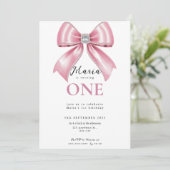 Sparkle Pink Coquette Bow 1st 招待状 (スタンド正面)