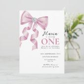 Sparkle Pink Coquette Bow 1st 招待状 (スタンド正面)