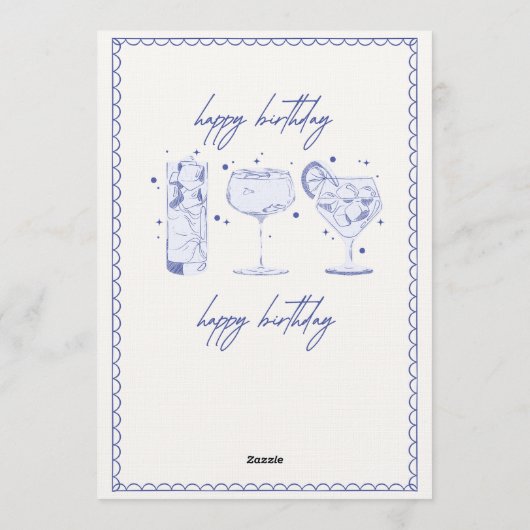 Sparkle & Pop! Editable Birthday Bash Invitation 招待状 (裏面)