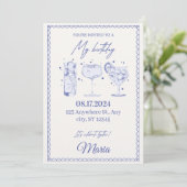 Sparkle & Pop! Editable Birthday Bash Invitation 招待状 (スタンド正面)