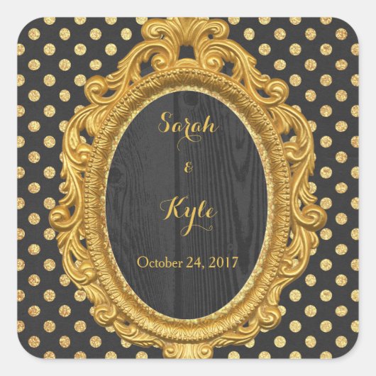 Sparkle & Shine Stickers/封筒用シール スクエアシール (正面)