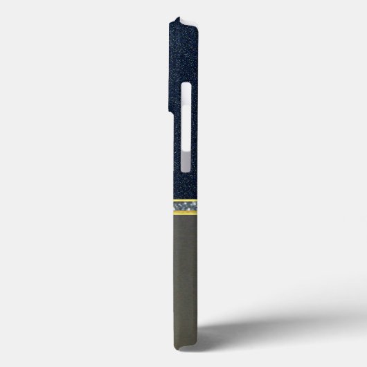 Sparkle SilverDesignかわいらしケース Case-Mate iPhoneケース (裏面 / 左)