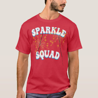 Sparkle Squad 4th of 7月の米国の独立記念日 Tシャツ