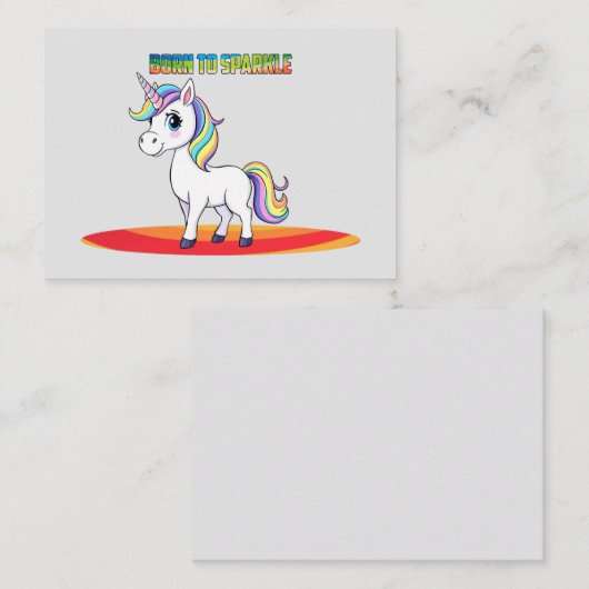 Sparkle Squad Leader ノートカード (正面/裏面)