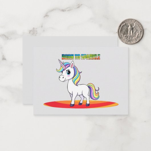 Sparkle Squad Leader ノートカード (正面/裏面インサイチュ)