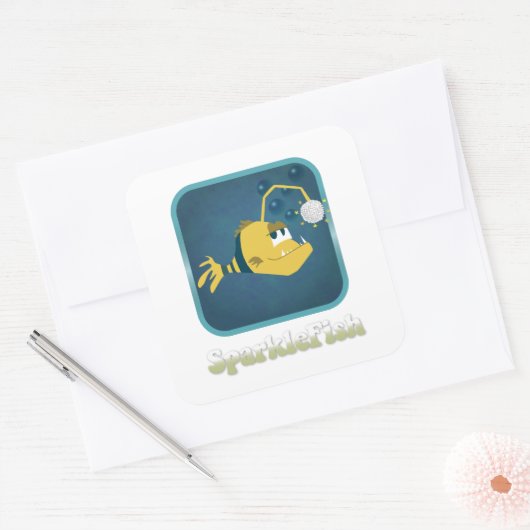 SparkleFishシール スクエアシール (封筒)