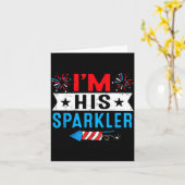 Sparkler and 4th of july matching couplesSparkler  カード (黄色い花)