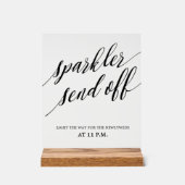 Sparkler send off Wedding  アクリルサイン (正面)