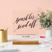 Sparkler send off Wedding  アクリルサイン (ウェディング)