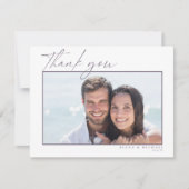 Sparkles 結婚's Thank You Mauve ID889 サンキューカード (正面)