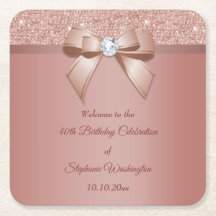 Sparkles & Glamor、バラ金ゴールド誕生日パーティー