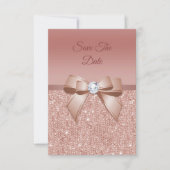 Sparkles & Glamor、バラ金ゴールド誕生日パーティー セーブザデート (正面)