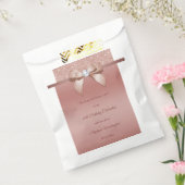 Sparkles & Glamor、バラ金ゴールド誕生日パーティー フェイバーバッグ (封をした状態)