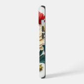 Sparkles Petals: 4Dフラワーファンタジー iPhone 15ケース (左側面)