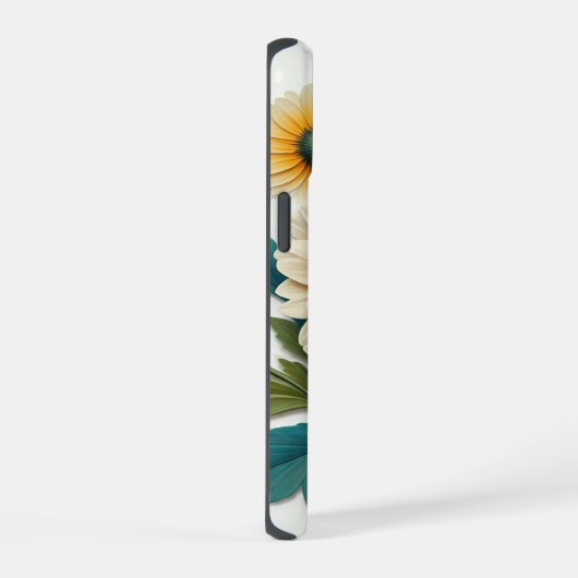 Sparkles Petals: A 4D Floral Fantasy iPhone 15ケース (右側面)