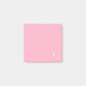 Sparkles Post It Notes/ピンク ポストイット (正面)