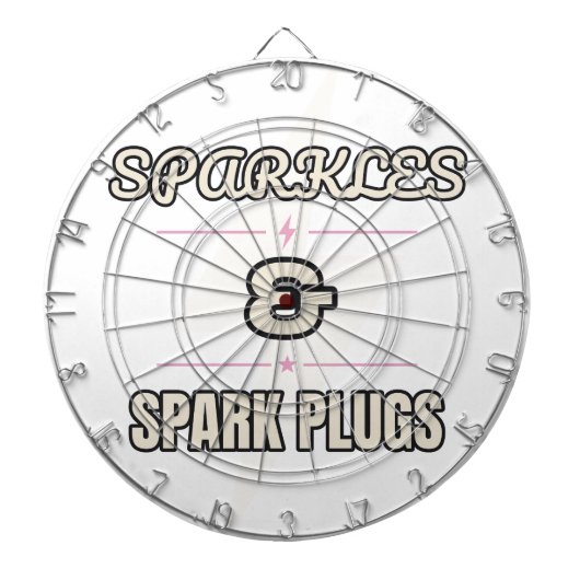 Sparkles & Spark Plugs — ダーツボード (正面)