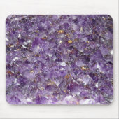 Sparkling Amethyst Crystal Gem - Purple Geode マウスパッド (正面)