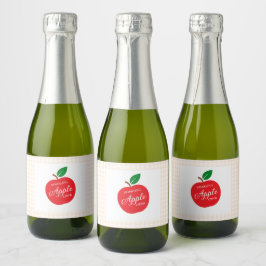 Sparkling Apple Cider Baby Shower スパークリングワインラベル