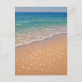 Sparkling Beach - Pastel Painting Seascape ポストカード