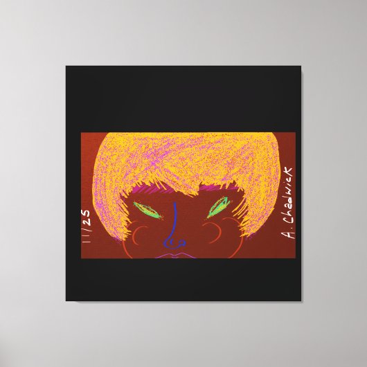 Sparkling Beauty Queen キャンバスプリント (正面)