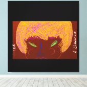 Sparkling Beauty Queen キャンバスプリント (インサイチュ (ウッドフロア))