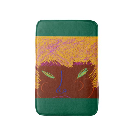 Sparkling Beauty Queen  バスマット (正面縦)