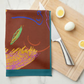 Sparkling Beauty Queen  Kitchen Towel キッチンタオル (四つ折り)