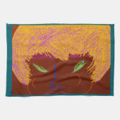 Sparkling Beauty Queen  Kitchen Towel キッチンタオル (横)