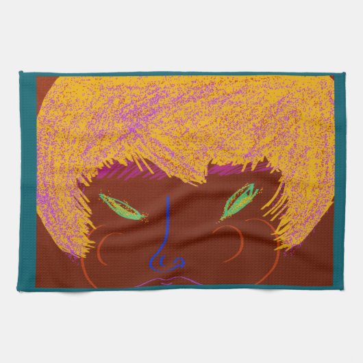 Sparkling Beauty Queen  Kitchen Towel キッチンタオル (横)