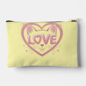 Sparkling Cat Love アクセサリーポーチ (裏面)