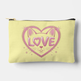 Sparkling Cat Love アクセサリーポーチ